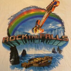 Hard rock cafe Rock the falls White T-Shirt